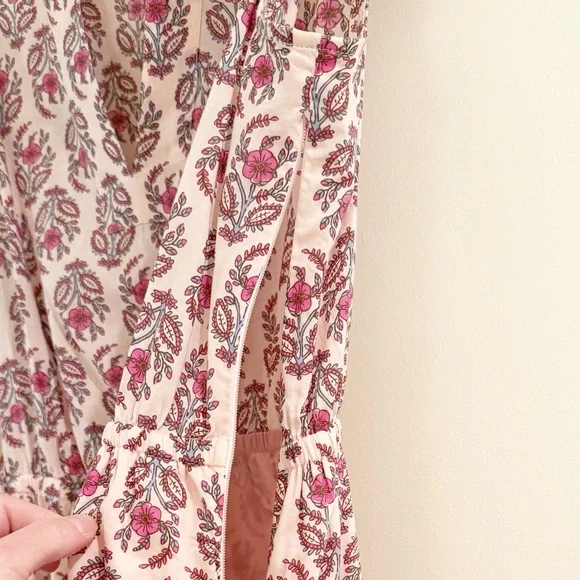 J. Crew Ruffle-Sleeve Floral Print Midi Dress - Picture 5 of 11